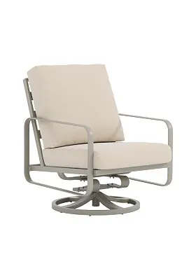 Tropitone Furniture 412425NT Brasilia Cushion Swivel Action Lounger High Back