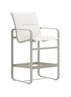 Tropitone Furniture 422429PS-28 Brasilia Padded Sling Bar Stool Stationary 28" Tropitone Furniture 422429PS-28 Brasilia Padded Sling Bar Stool Stationary 28"