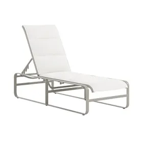 Tropitone Furniture 422432PS Brasilia Padded Sling Chaise Lounge Tropitone Furniture 422432PS Brasilia Padded Sling Chaise Lounge