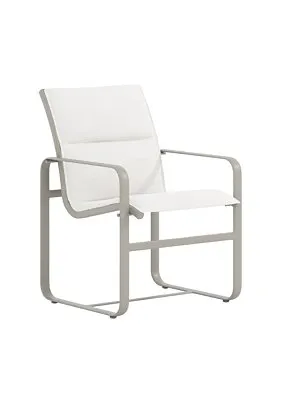 Tropitone Furniture 422437PS Brasilia Padded Sling, Dining Chair Low Back