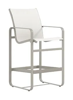 Tropitone Furniture 422429-28 Brasilia Sling Bar Stool Stationary 28" Tropitone Furniture 422429-28 Brasilia Sling Bar Stool Stationary 28"