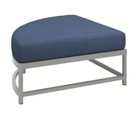 Tropitone Furniture 591608CO Cabana Club Cushion Curved Ottoman (17" Seat Height) Tropitone Furniture 591608CO Cabana Club Cushion Curved Ottoman (17" Seat Height)