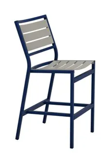 Tropitone Furniture 591429MS-28 Cabana Club Armless Aluminum Slat Bar Stool Tropitone Furniture 591429MS-28 Cabana Club Armless Aluminum Slat Bar Stool