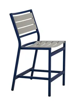 Tropitone Furniture 591429MS-25 Cabana Club Armless Aluminum Slat Counter Height Stool Tropitone Furniture 591429MS-25 Cabana Club Armless Aluminum Slat Counter Height Stool