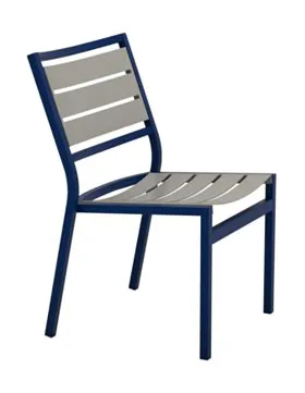 Tropitone Furniture 591028MS Cabana Club Aluminum Slat Side Chair Tropitone Furniture 591028MS Cabana Club Aluminum Slat Side Chair