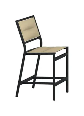 Tropitone Furniture 591429PS-25 Cabana Club Padded Sling Armless Counter Height Stool Tropitone Furniture 591429PS-25 Cabana Club Padded Sling Armless Counter Height Stool