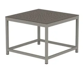 Tropitone Furniture 591624ST Cabana Club Patterned Square End Table Tropitone Furniture 591624ST Cabana Club Patterned Square End Table