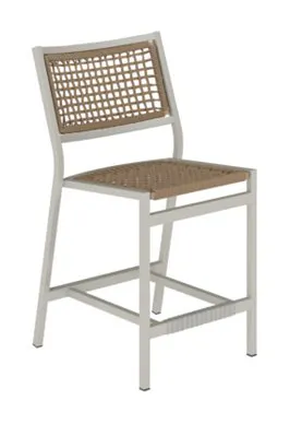Tropitone Furniture 592429RP-25 Cabana Club Rope Seat 25" Seat HT Armless Bar Stool Tropitone Furniture 592429RP-25 Cabana Club Rope Seat 25" Seat HT Armless Bar Stool