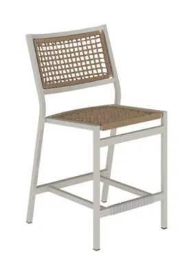 Tropitone Furniture 592429RP-30 Cabana Club Rope Seat Armless 30" Seat Ht Bar Stool Tropitone Furniture 592429RP-30 Cabana Club Rope Seat Armless 30" Seat Ht Bar Stool
