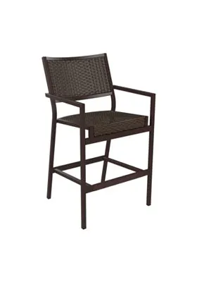 Tropitone Furniture 591526WS Cabana Club Woven Bar Stool