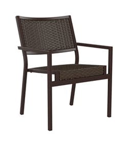 Tropitone Furniture 591537WS Cabana Club Woven Dining Chair Tropitone Furniture 591537WS Cabana Club Woven Dining Chair
