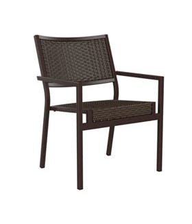 Tropitone Furniture 591537WS Cabana Club Woven Dining Chair Tropitone Furniture 591537WS Cabana Club Woven Dining Chair