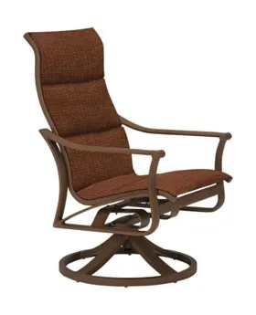 Tropitone Furniture 161170PS Corsica Padded Sling High Back Swivel Rocker Tropitone Furniture 161170PS Corsica Padded Sling High Back Swivel Rocker