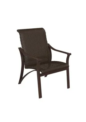 Tropitone Furniture 161537WS Corsica Woven Dining Chair
