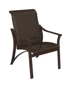 Tropitone Furniture 161537WS Corsica Woven Dining Chair Tropitone Furniture 161537WS Corsica Woven Dining Chair