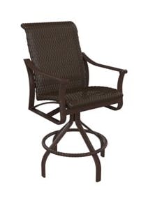 Tropitone Furniture 161527WS-28 Corsica Woven Swivel Bar Stool Tropitone Furniture 161527WS-28 Corsica Woven Swivel Bar Stool