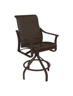 Tropitone Furniture 161527WS-28 Corsica Woven Swivel Bar Stool Tropitone Furniture 161527WS-28 Corsica Woven Swivel Bar Stool