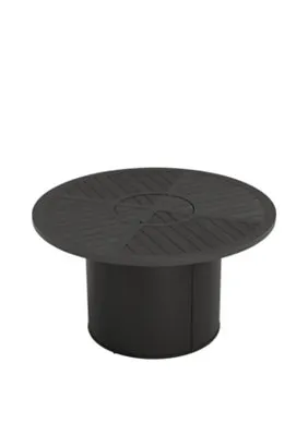 Tropitone Furniture 632142FPL-24 Crestwood 42″ Round, 24″ HT, Match Lit Fire Pit