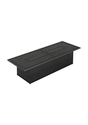 Tropitone Furniture 632175FPL-18 Crestwood 75″ x 27″ Rectangular, 18″ HT, Match Lit Fire Pit