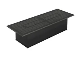 Tropitone Furniture 632175FPL-18 Crestwood 75" x 27" Rectangular, 18" HT, Match Lit Fire Pit Tropitone Furniture 632175FPL-18 Crestwood 75" x 27" Rectangular, 18" HT, Match Lit Fire Pit