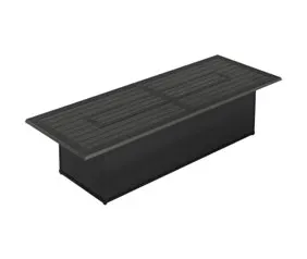 Tropitone Furniture 632175FPL-18 Crestwood 75" x 27" Rectangular, 18" HT, Match Lit Fire Pit Tropitone Furniture 632175FPL-18 Crestwood 75" x 27" Rectangular, 18" HT, Match Lit Fire Pit