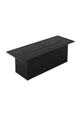 Tropitone Furniture 632175FPL-24 Crestwood 75″ x 27″ Rectangular, 24″ HT, Match Lit Fire Pit