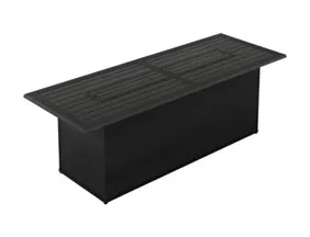 Tropitone Furniture 632175FPL-24 Crestwood 75" x 27" Rectangular, 24" HT, Match Lit Fire Pit Tropitone Furniture 632175FPL-24 Crestwood 75" x 27" Rectangular, 24" HT, Match Lit Fire Pit