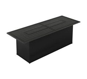 Tropitone Furniture 632175FPL-24 Crestwood 75" x 27" Rectangular, 24" HT, Match Lit Fire Pit Tropitone Furniture 632175FPL-24 Crestwood 75" x 27" Rectangular, 24" HT, Match Lit Fire Pit