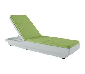 Tropitone Furniture 3A213305 Curve Chaise Lounge Adjustable with Full Pad Tropitone Furniture 3A213305 Curve Chaise Lounge Adjustable with Full Pad