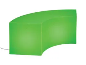 Tropitone Furniture 3A1508C50LT Curve Crescent Table/Bench with Light Tropitone Furniture 3A1508C50LT Curve Crescent Table/Bench with Light