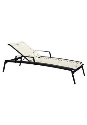 Tropitone Furniture 471433RB Elance EZ SPAN Ribbon Segment Chaise Lounge