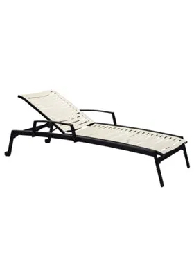 Tropitone Furniture 471433WRB Elance EZ SPAN Ribbon Segment Chaise Lounge