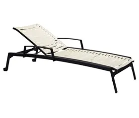 Tropitone Furniture 471433WRB Elance EZ SPAN Ribbon Segment Chaise Lounge Tropitone Furniture 471433WRB Elance EZ SPAN Ribbon Segment Chaise Lounge