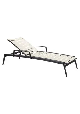 Tropitone Furniture 471433WV Elance EZ SPAN Wave Segment Chaise Lounge