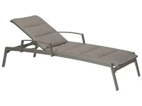 Tropitone Furniture 461433PS Elance Padded Chaise Lounge with Arms Tropitone Furniture 461433PS Elance Padded Chaise Lounge with Arms