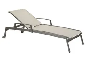 Tropitone Furniture 461433W Elance Relaxed Chaise Lounge with Arms & Wheels Tropitone Furniture 461433W Elance Relaxed Chaise Lounge with Arms & Wheels