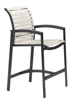 Tropitone Furniture 471126RB Elance EZ SPAN Bar Stool Ribbon Segment Tropitone Furniture 471126RB Elance EZ SPAN Bar Stool Ribbon Segment