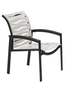 Tropitone Furniture 471124WV Elance EZ SPAN Dining Chair Wave Segment