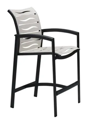 Tropitone Furniture 471126WV Elance EZ SPAN Bar Stool Wave Segment