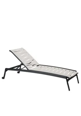 Tropitone Furniture 471132WVW Elance EZ SPAN Wave Segment Chaise Lounge Armless