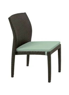 Tropitone Furniture 36162805 Evo Woven Side Chair with Seat Pad Tropitone Furniture 36162805 Evo Woven Side Chair with Seat Pad