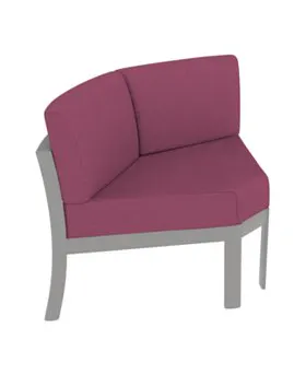 Tropitone Furniture 901610CC KOR Cushion Curved Corner Module Tropitone Furniture 901610CC KOR Cushion Curved Corner Module