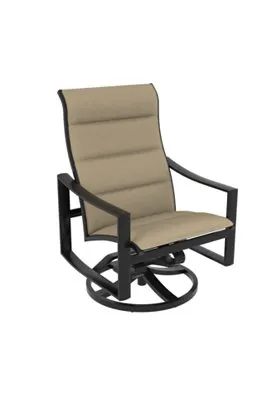Tropitone Furniture 381525NTPS Kenzo Padded Sling Swivel Action Lounger