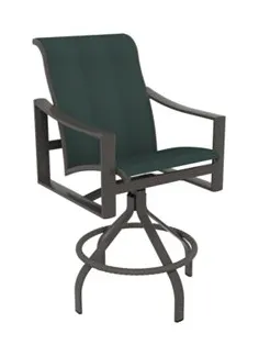 Tropitone Furniture 381527-28 Kenzo Sling Swivel Bar Stool Tropitone Furniture 381527-28 Kenzo Sling Swivel Bar Stool