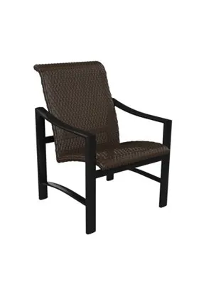 Tropitone Furniture 381537WS Kenzo Woven Dining Chair