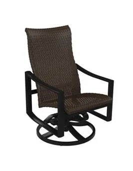 Tropitone Furniture 381570WS Kenzo Woven High Back Swivel Rocker Tropitone Furniture 381570WS Kenzo Woven High Back Swivel Rocker