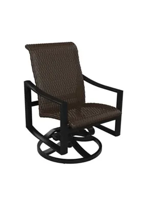 Tropitone Furniture 381569WS Kenzo Woven Swivel Rocker