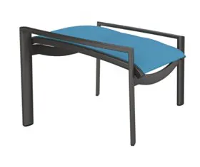 Tropitone Furniture 891517PS KOR Padded Sling Ottoman Tropitone Furniture 891517PS KOR Padded Sling Ottoman