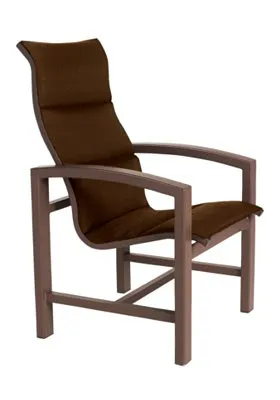 Tropitone Furniture 740501PS Lakeside Padded Sling High Back Dining Chair Tropitone Furniture 740501PS Lakeside Padded Sling High Back Dining Chair