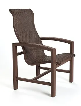 Tropitone Furniture 740501 Lakeside Sling High Back Dining Chair Tropitone Furniture 740501 Lakeside Sling High Back Dining Chair